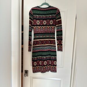 Cecelia Prada knit sweater dress bought at Anthropologie